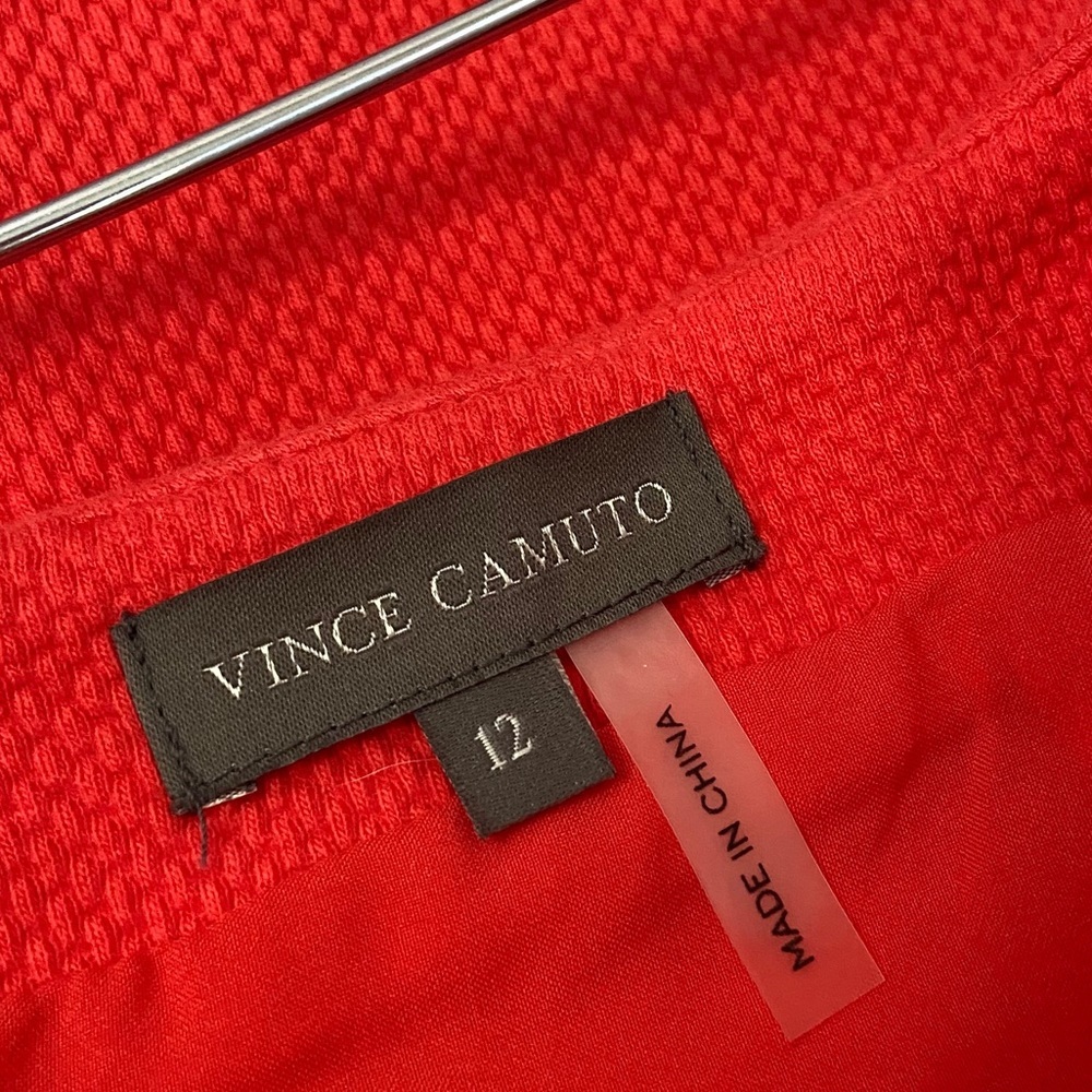 Vince Camuto Womens Skirt 12 Coral Dressy Career Office Straight Pencil - Picture 4 of 5